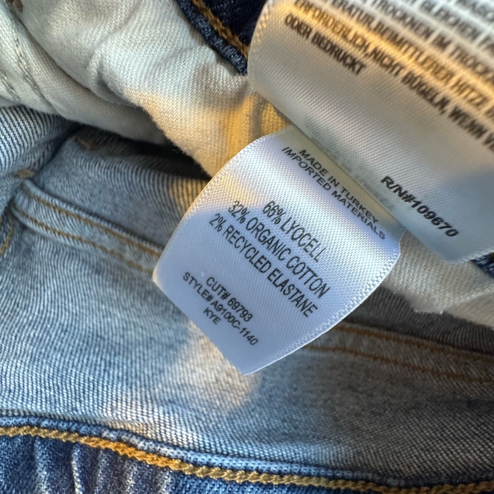 Agolde Jeans Womens 29 Kye Mid Rise Straight Crop Jeans in Blue - Picture 7 of 10